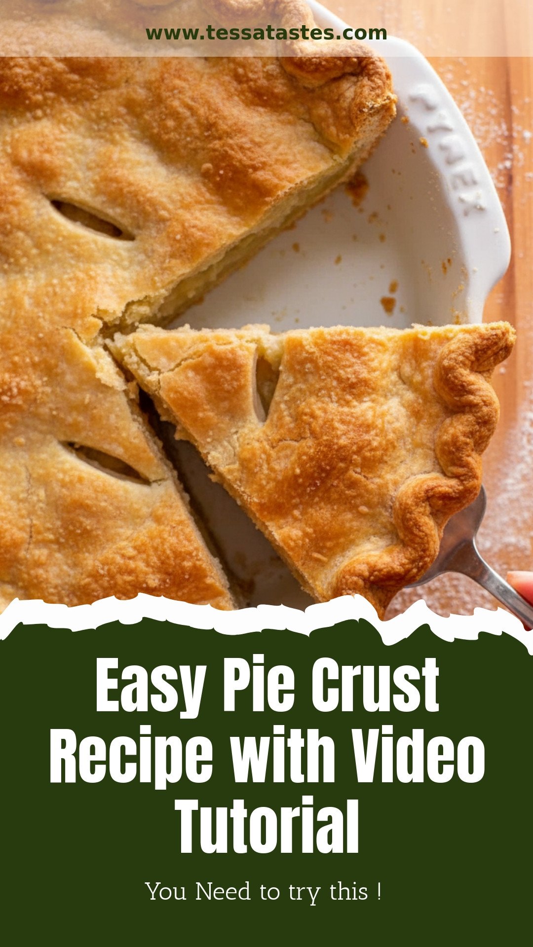 Easy Pie Crust Recipe with Video Tutorial
