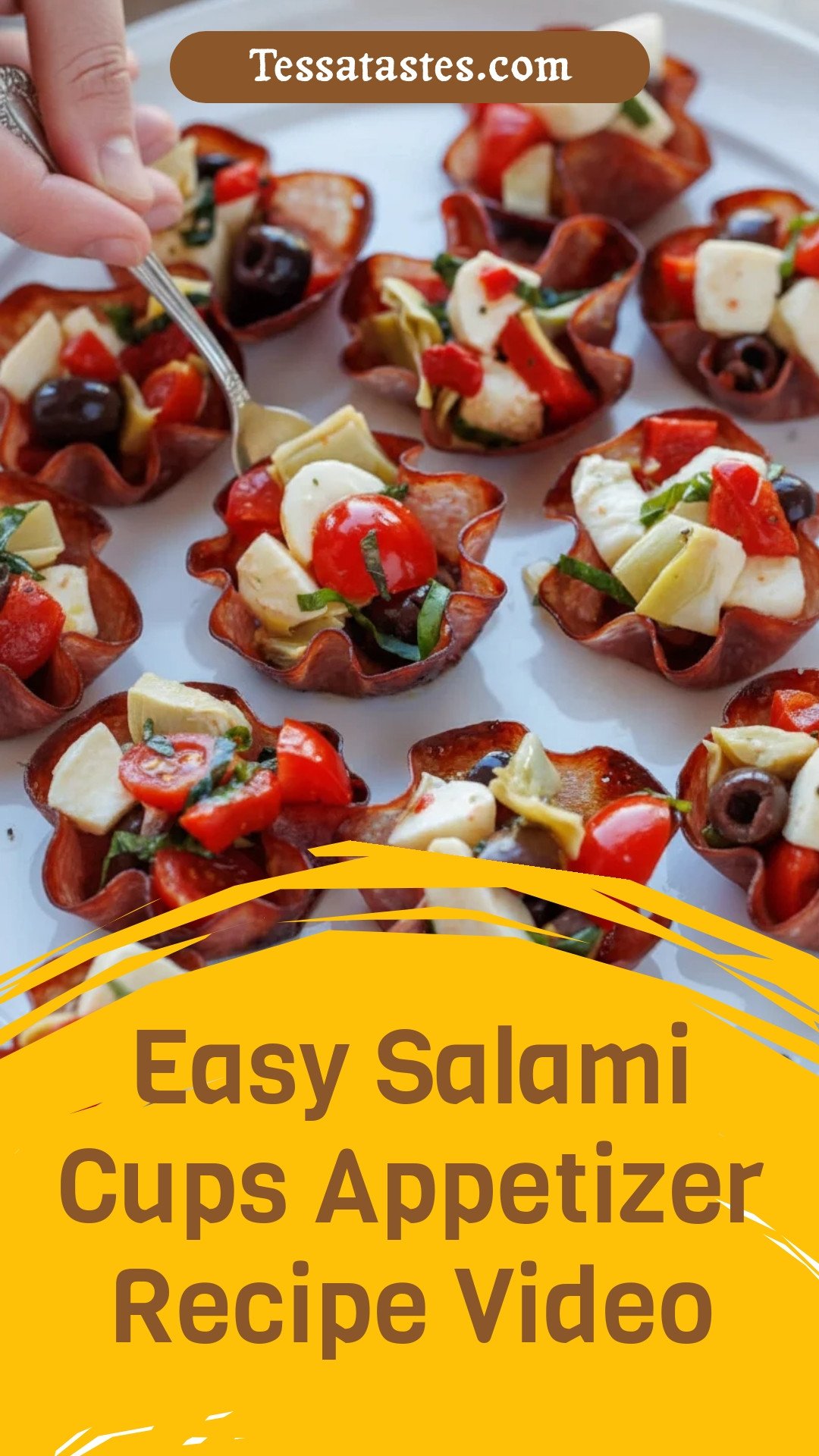 Easy Salami Cups Appetizer Recipe Video