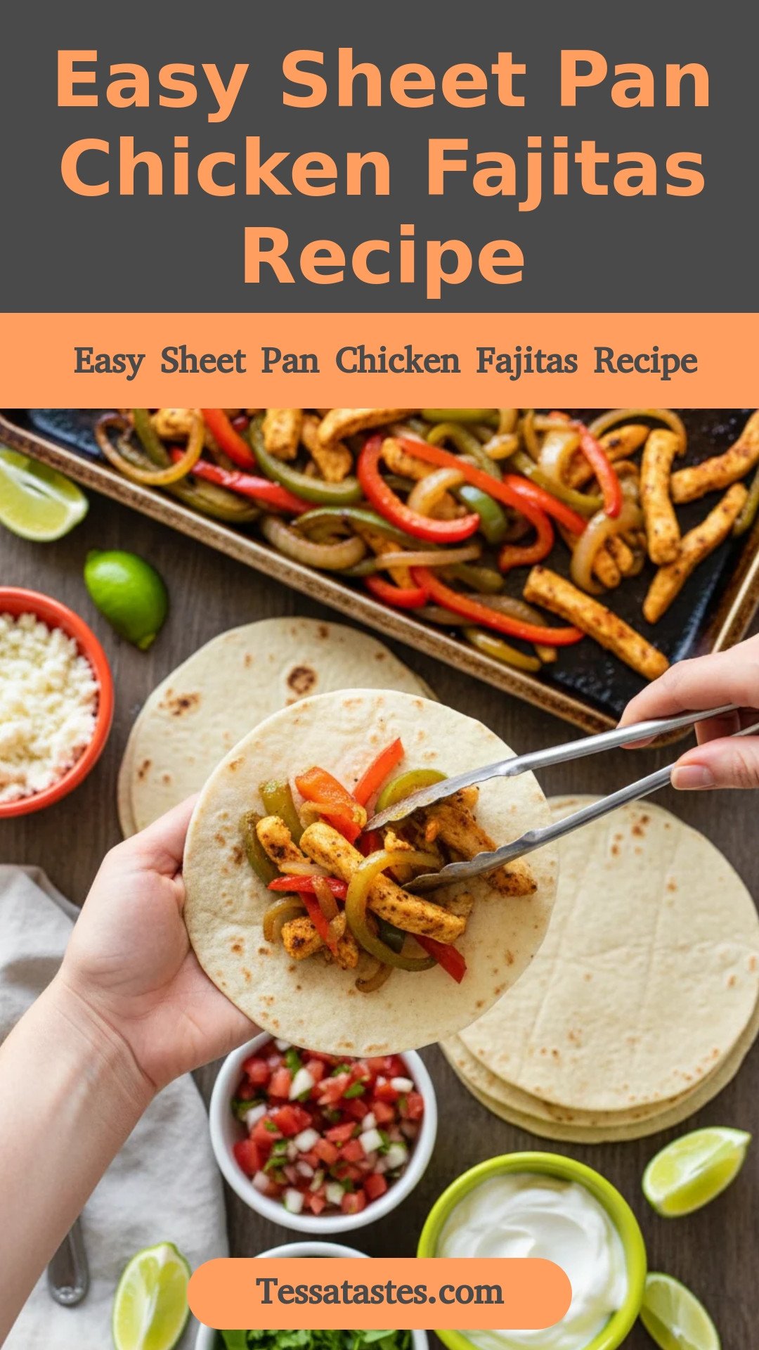 Easy Sheet Pan Chicken Fajitas Recipe