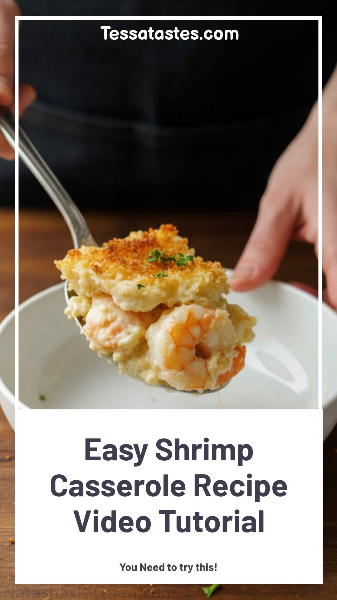 Easy Shrimp Casserole Recipe Video Tutorial