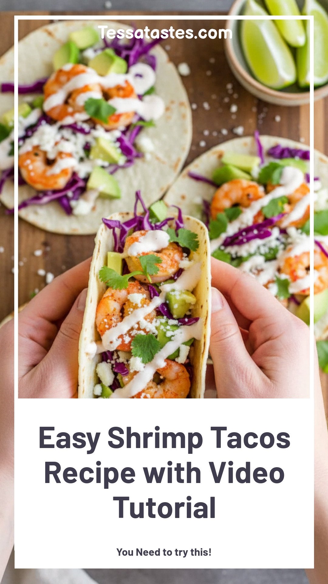 Easy Shrimp Tacos Recipe with Video Tutorial
