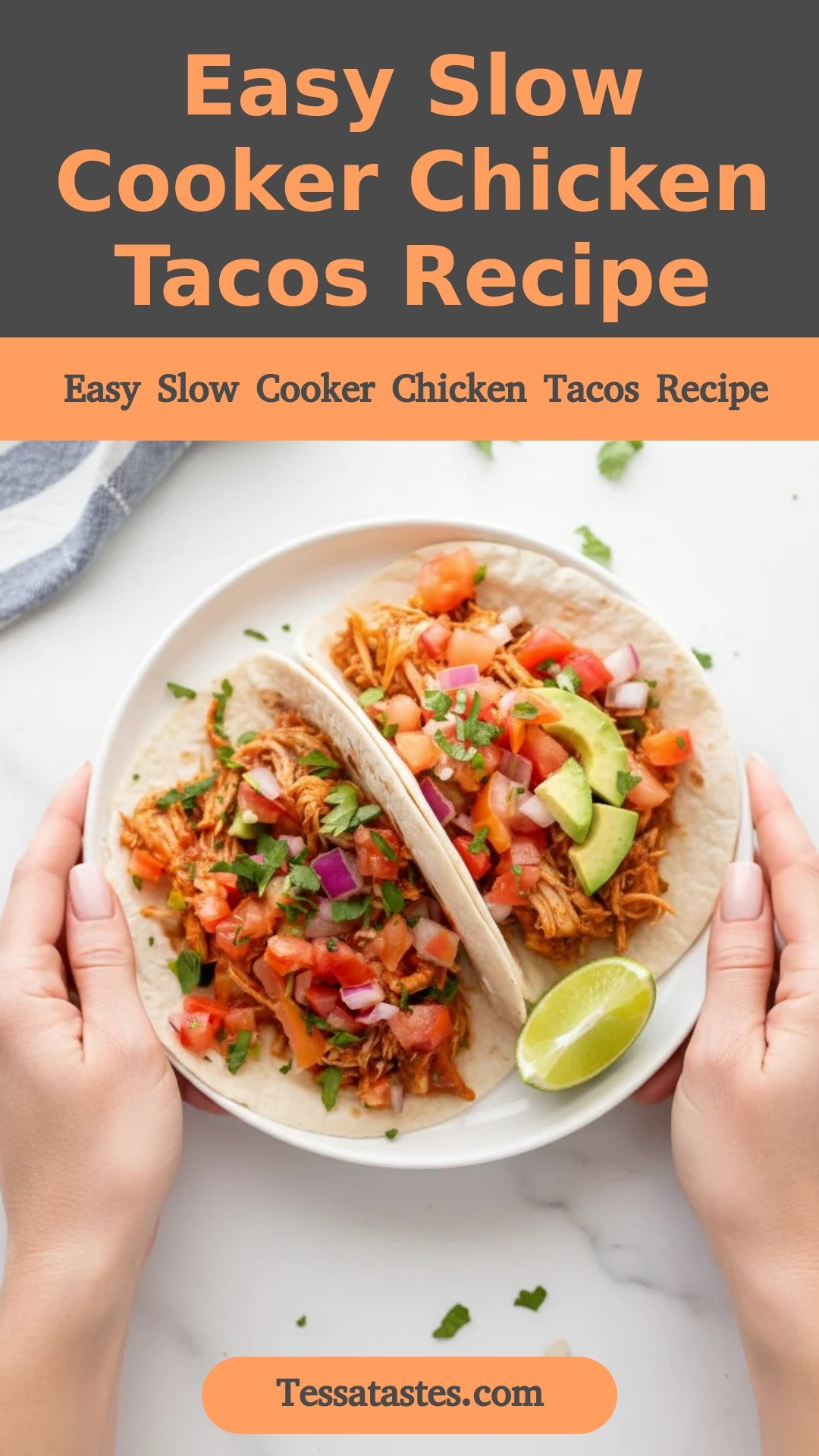 Easy Slow Cooker Chicken Tacos Recipe