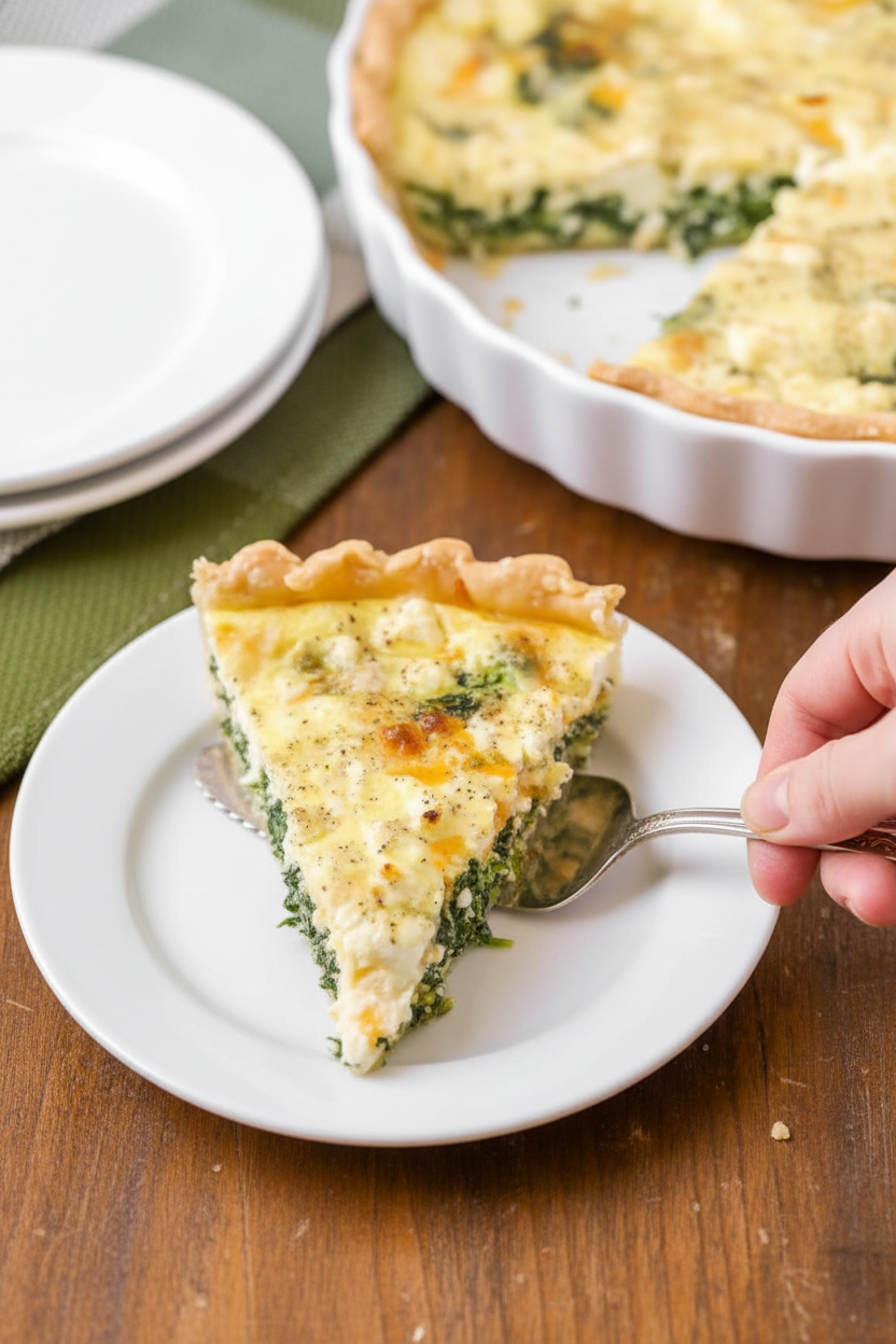 Easy Spinach Quiche Recipe