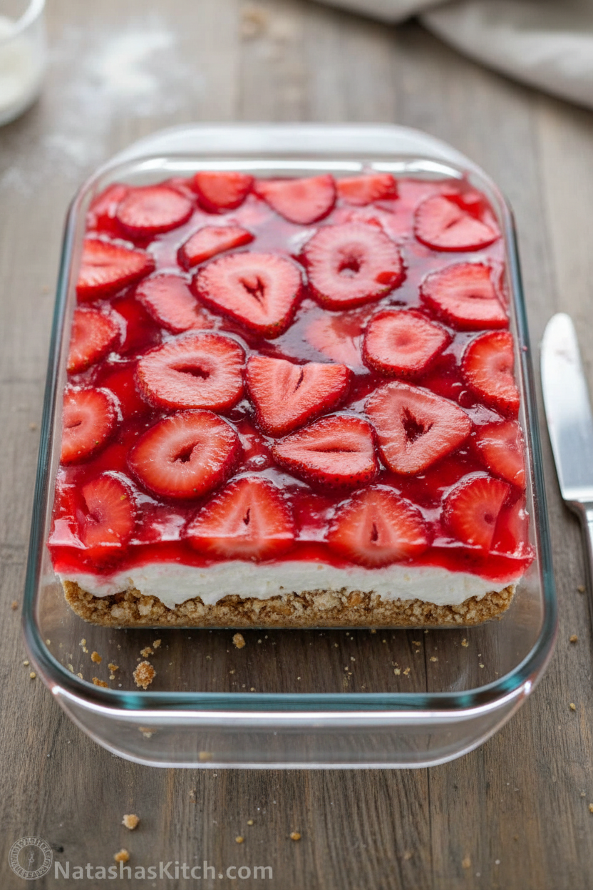 Easy Strawberry Pretzel Salad Recipe