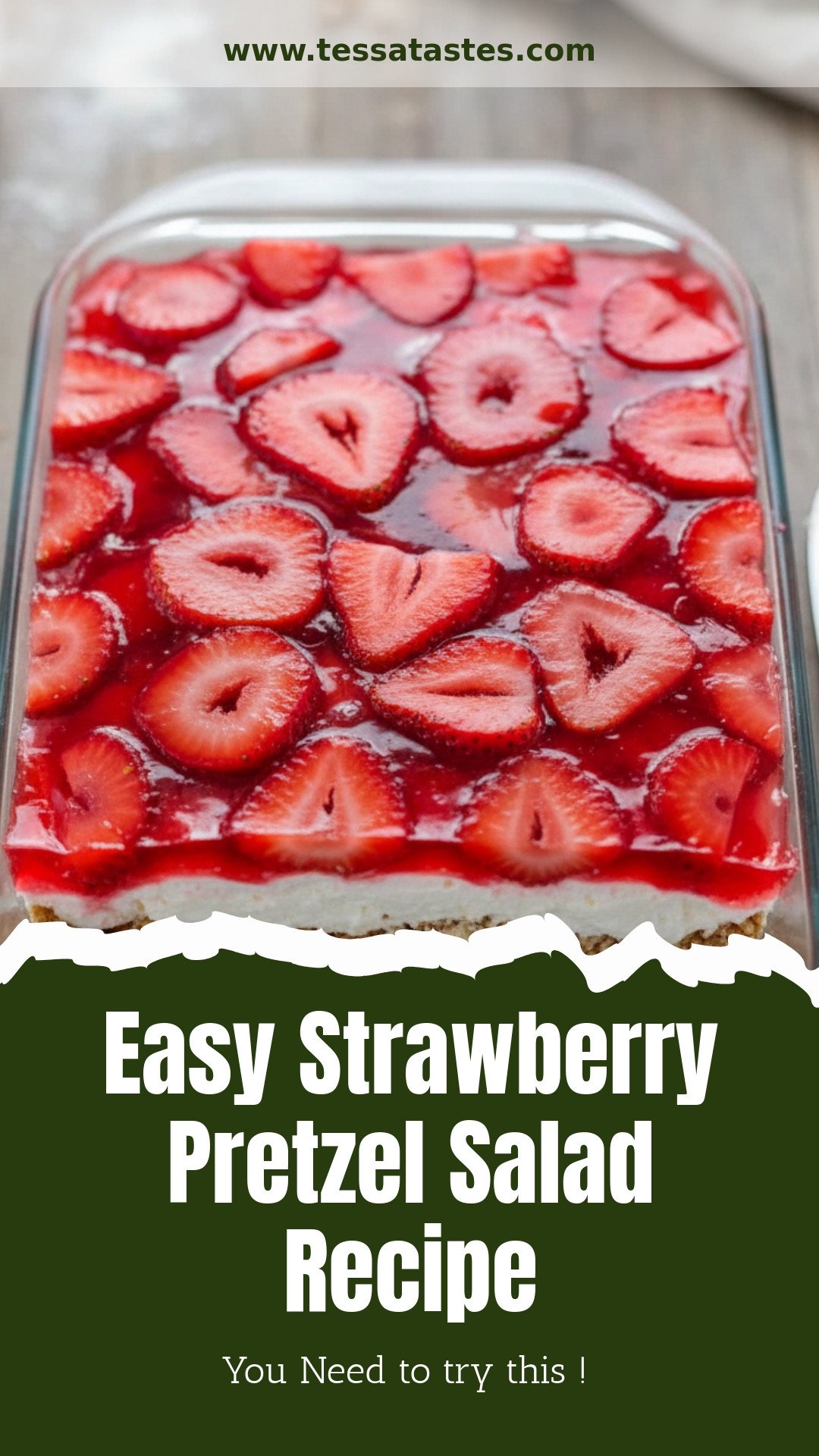 Easy Strawberry Pretzel Salad Recipe