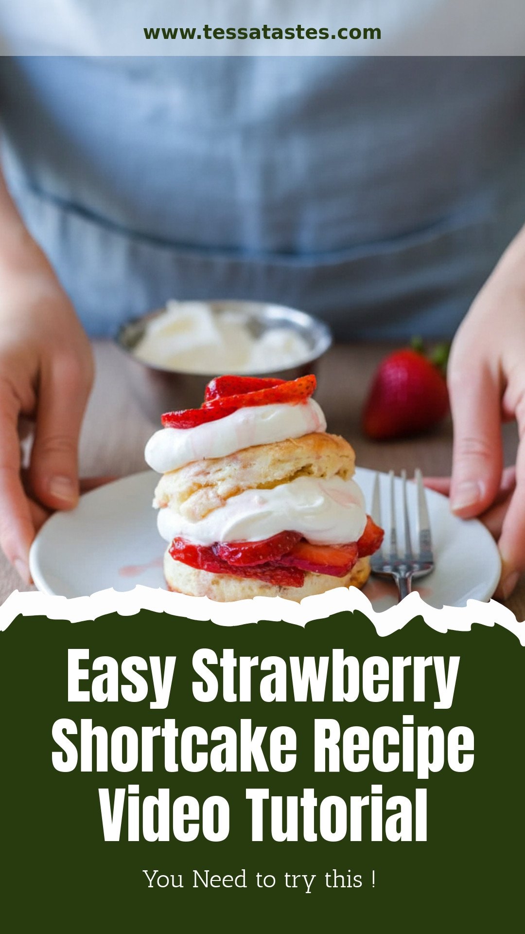 Easy Strawberry Shortcake Recipe Video Tutorial