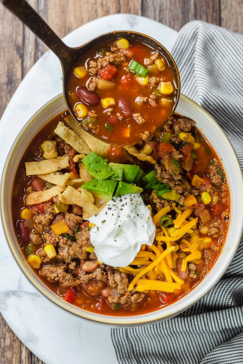 Easy Taco Soup Recipe for a Quick Meal