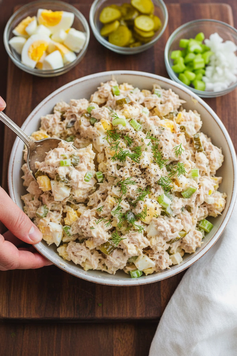 Easy Tuna Salad Recipe with Video Tutorial