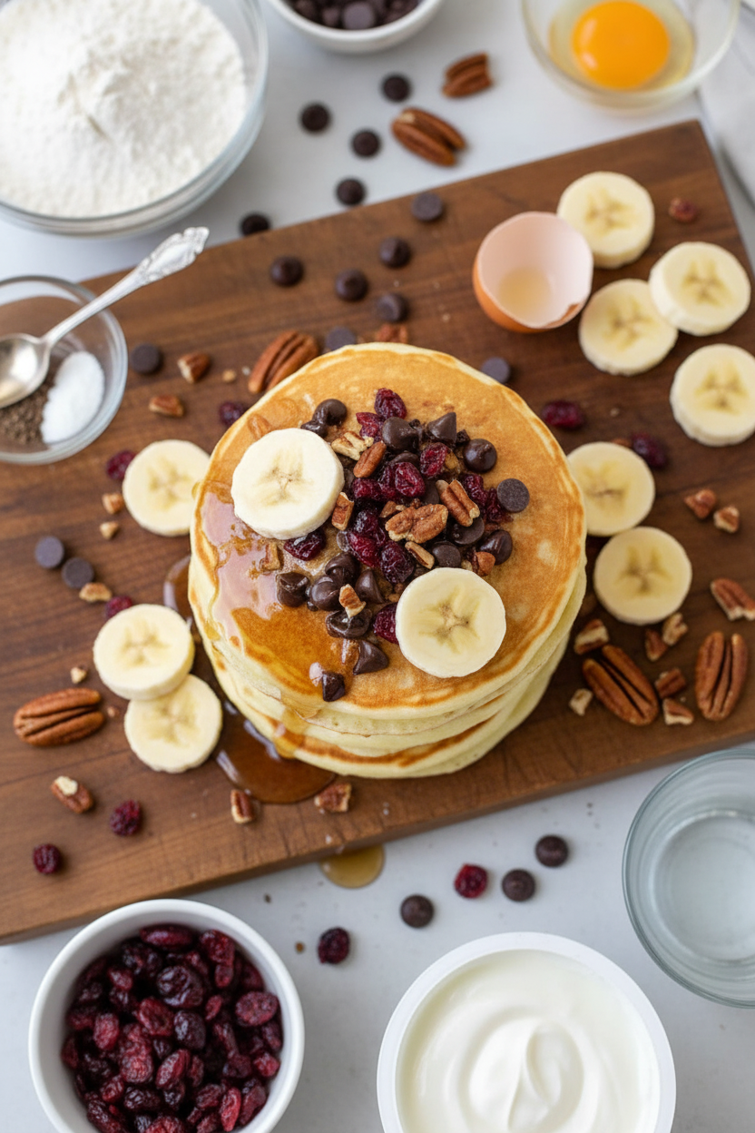 Fluffy Yogurt Pancakes Recipe for Breakfast