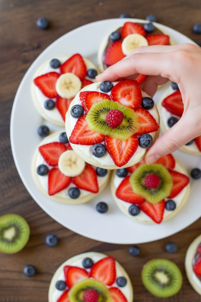 Fruit Pizza Cookies Easy Recipe