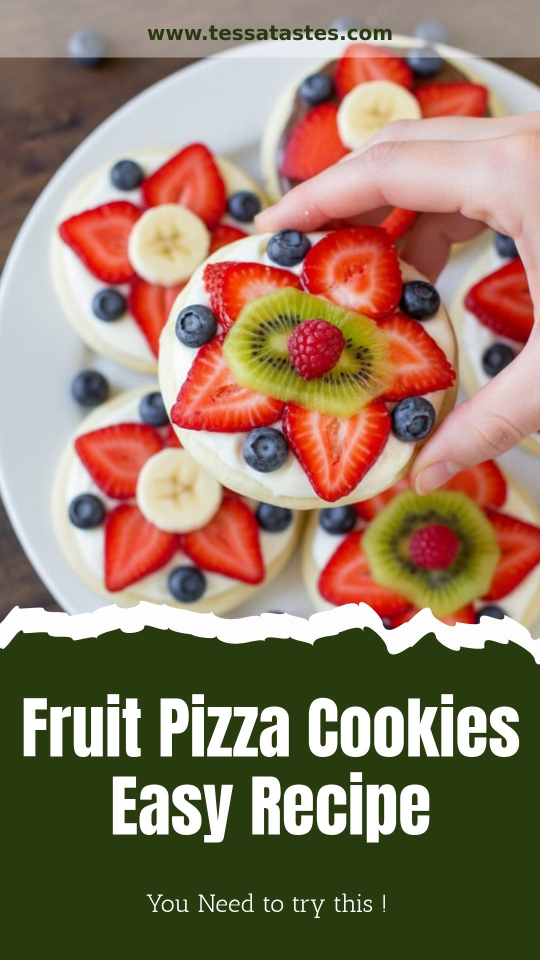 Fruit Pizza Cookies Easy Recipe
