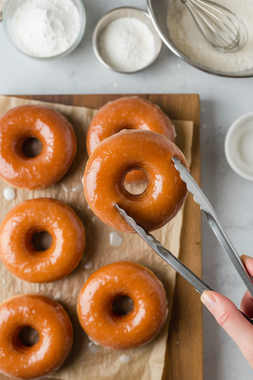 Glazed Donuts Recipe Video Tutorial