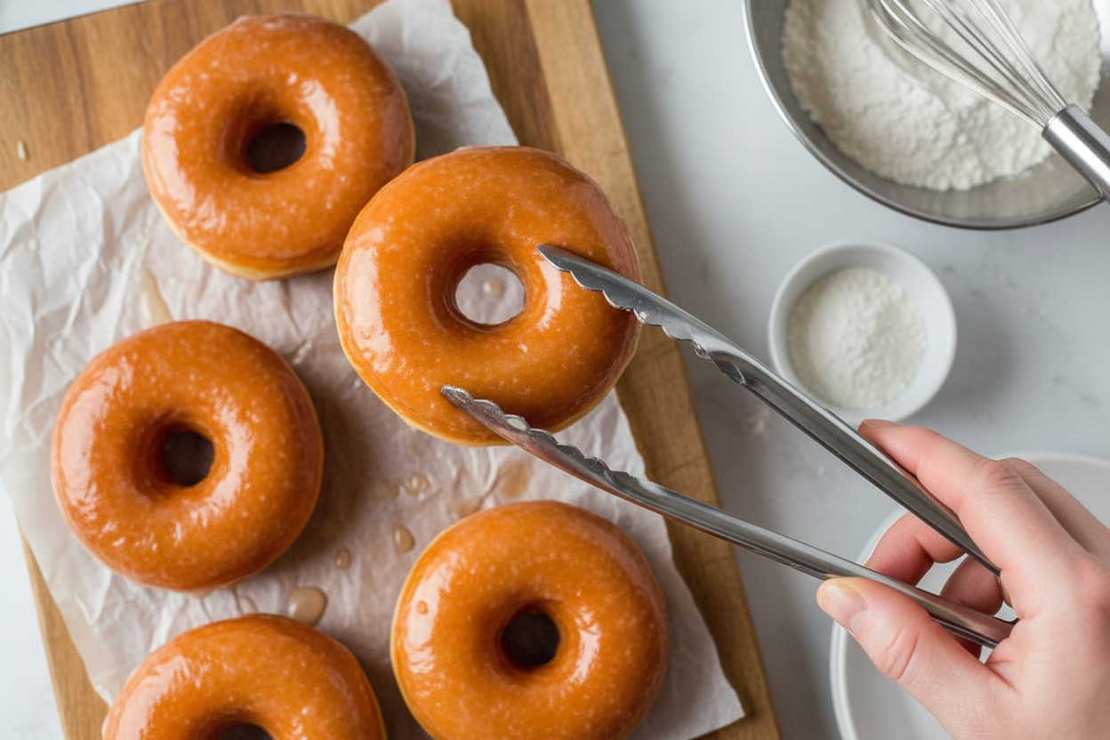 Glazed Donuts Recipe Video Tutorial