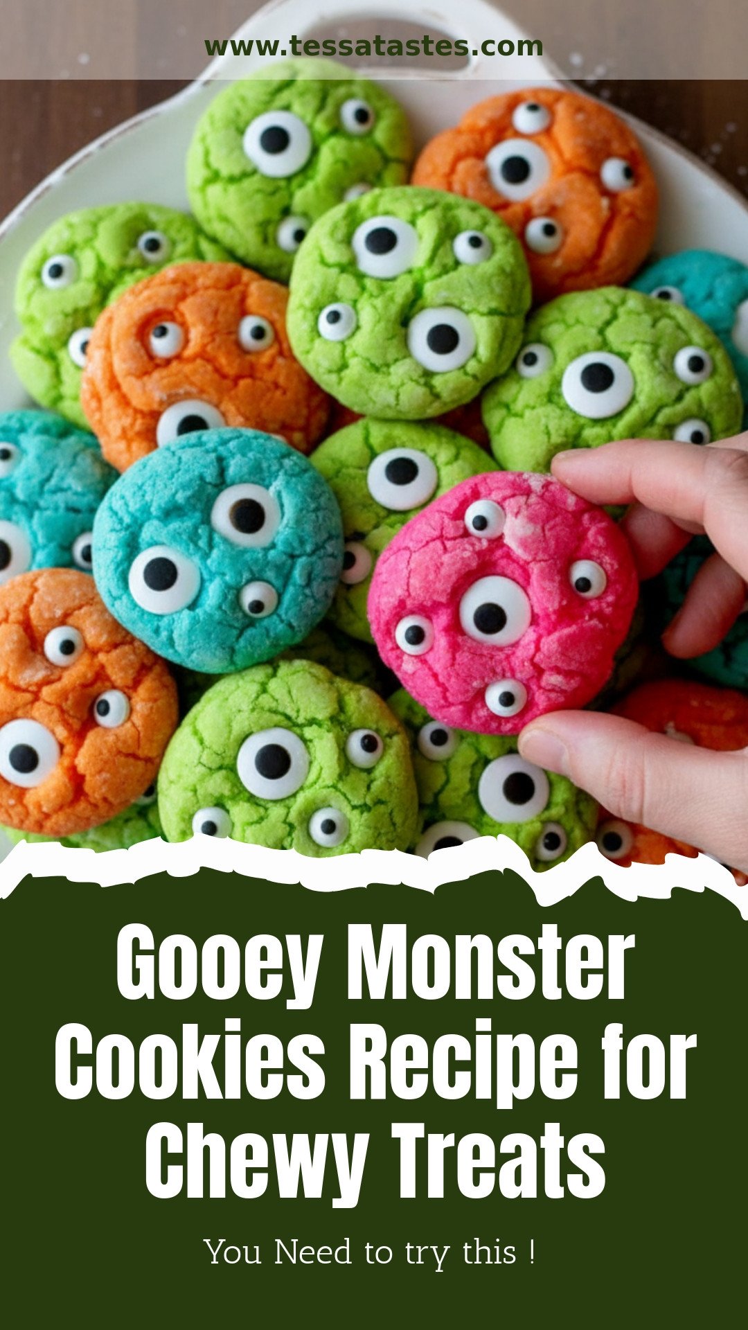 Gooey Monster Cookies Recipe for Chewy Treats