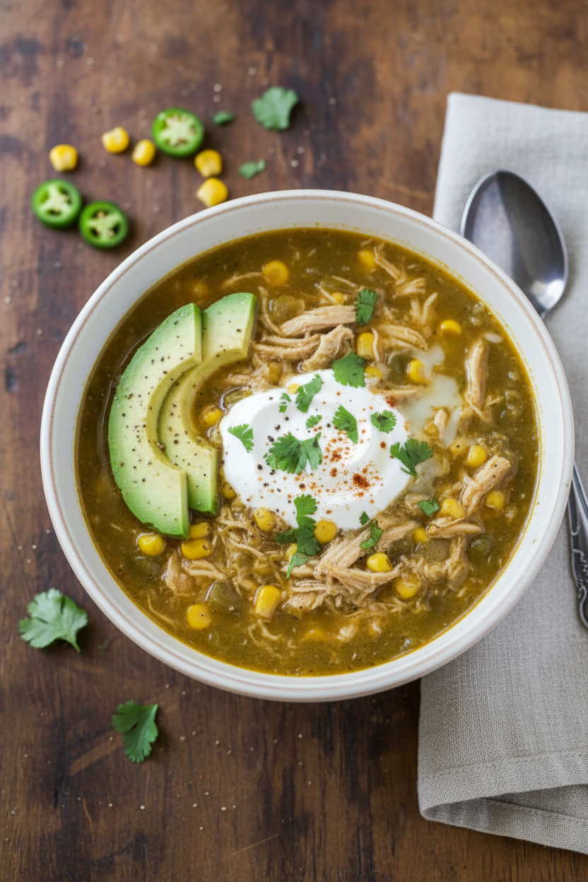 Green Chili Chicken Soup Recipe