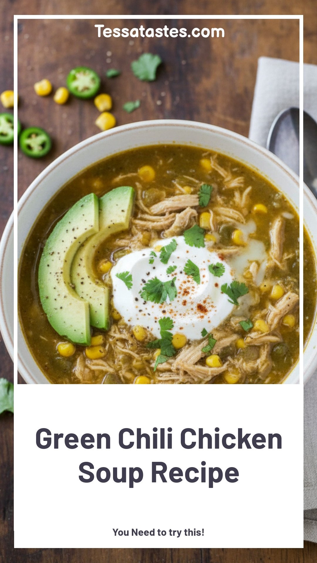 Green Chili Chicken Soup Recipe