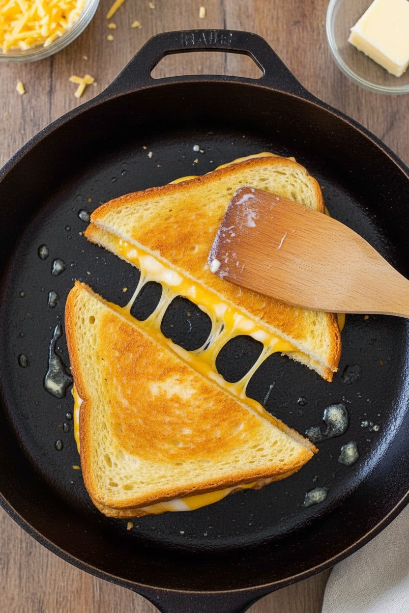 Grilled Cheese Sandwich Recipe Video Tutorial