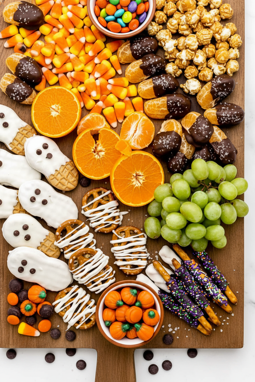 Halloween Candy Charcuterie Board Ideas