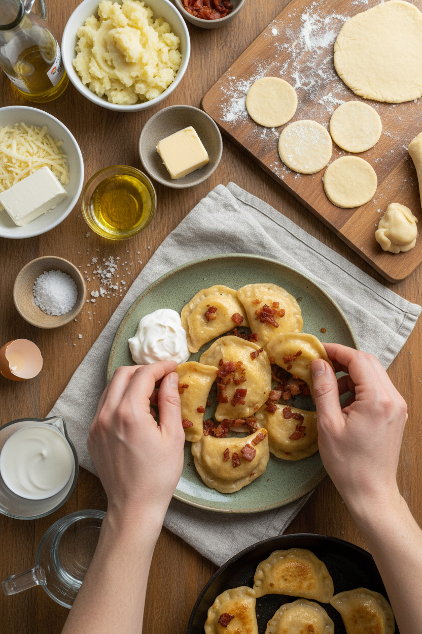 Homemade Pierogi Recipe Step by Step Video