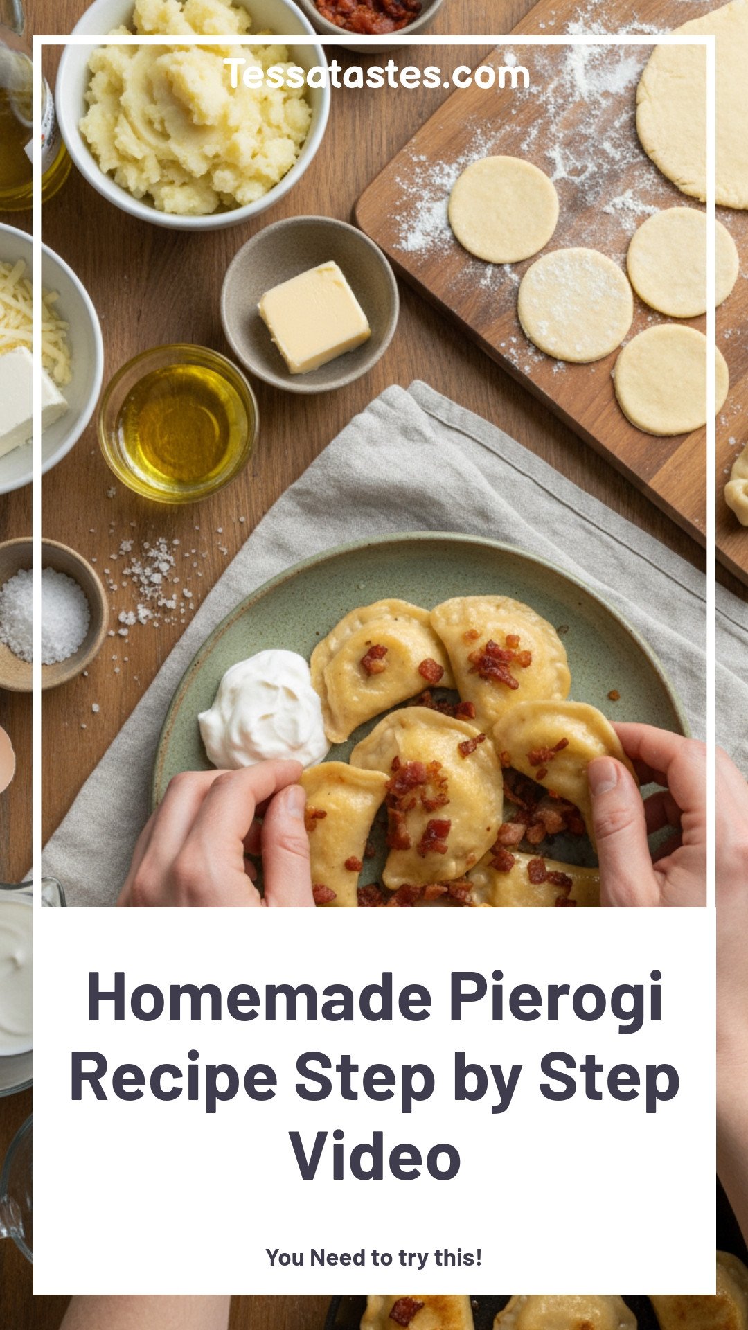 Homemade Pierogi Recipe Step by Step Video