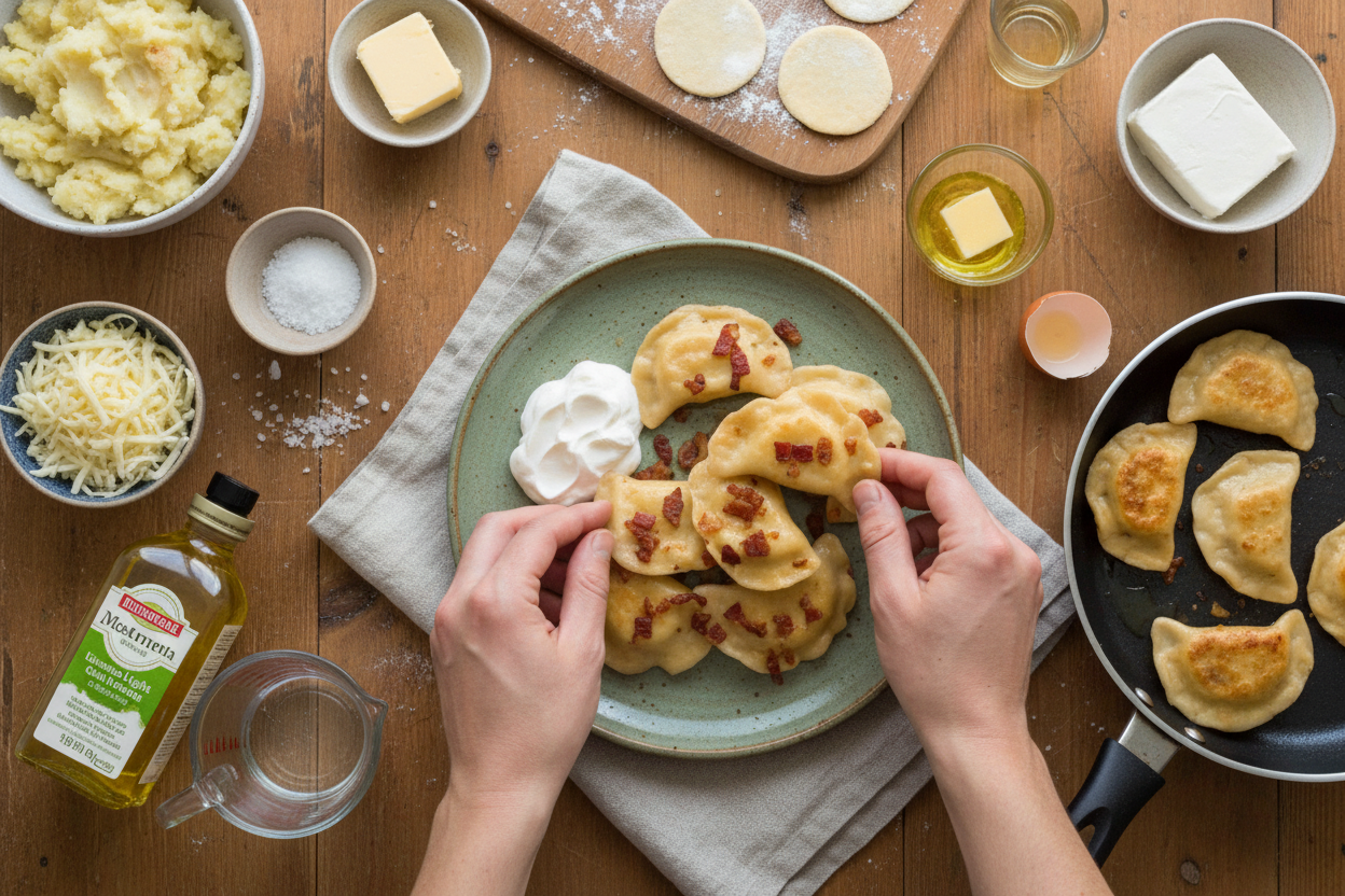 Homemade Pierogi Recipe Step by Step Video
