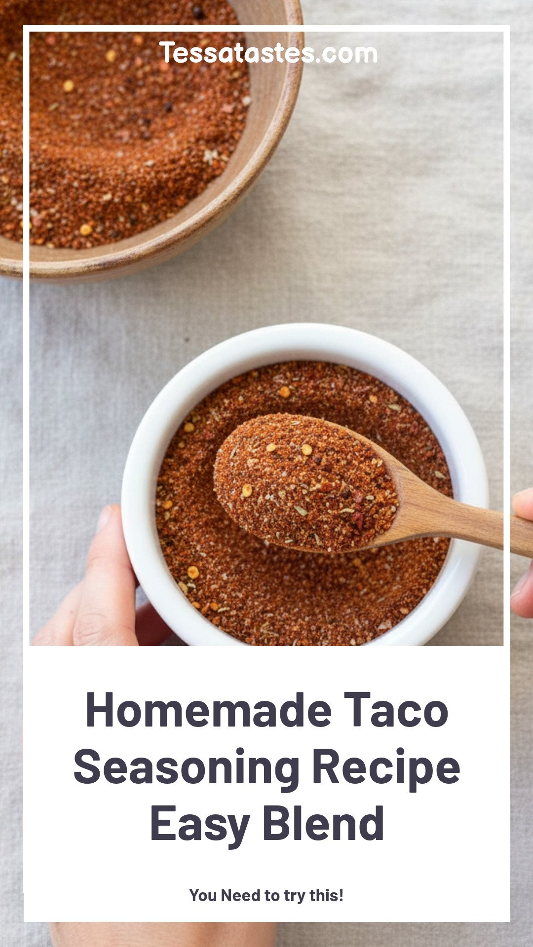 Homemade Taco Seasoning Recipe Easy Blend
