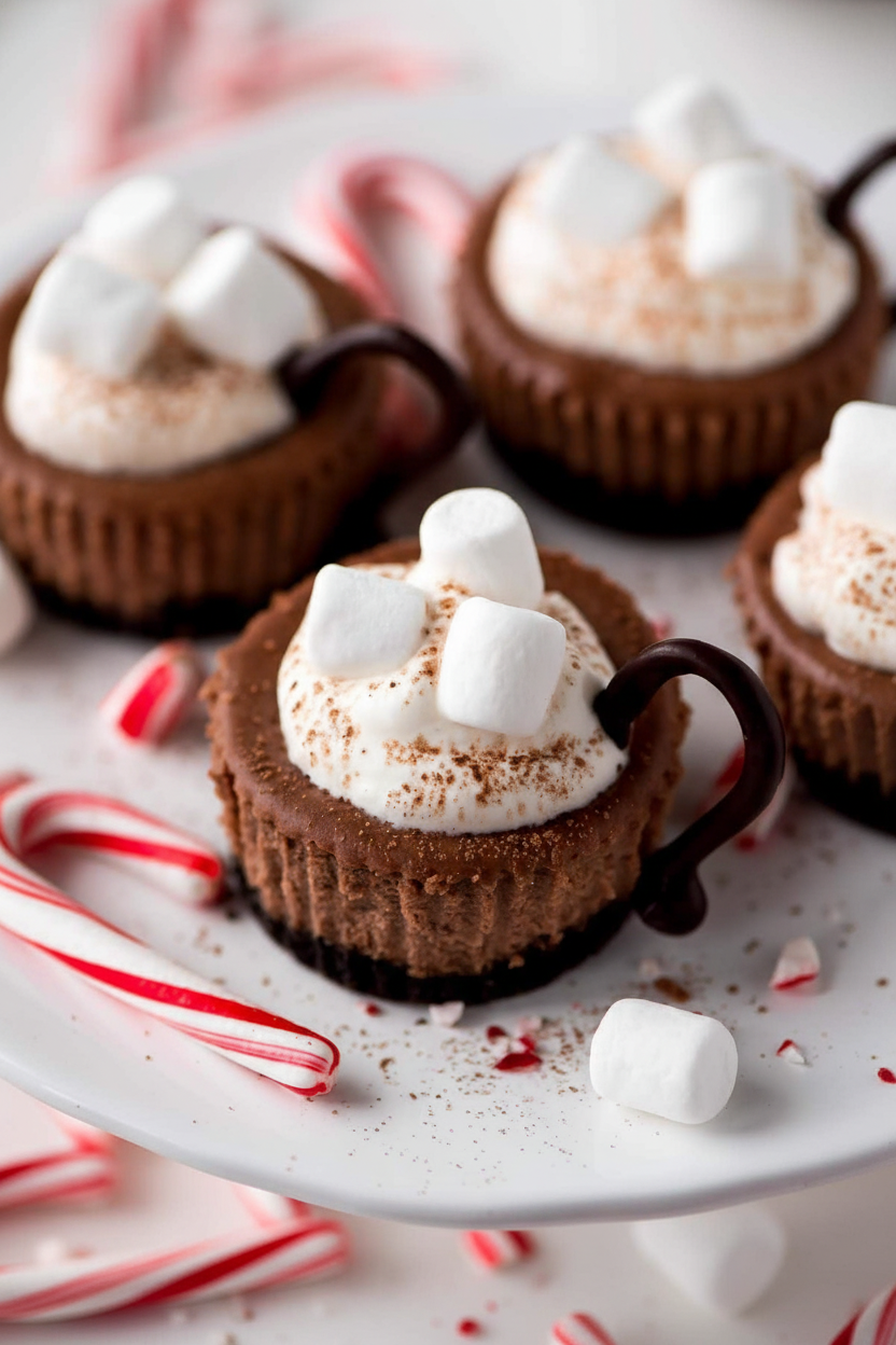 Hot Cocoa Cheesecake Mini Dessert Recipe