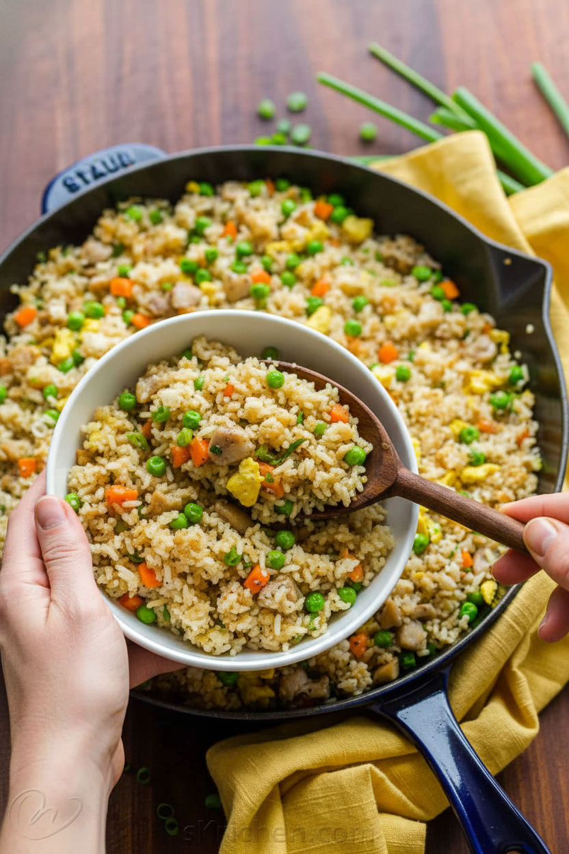 How to Make Chicken Fried Rice Video