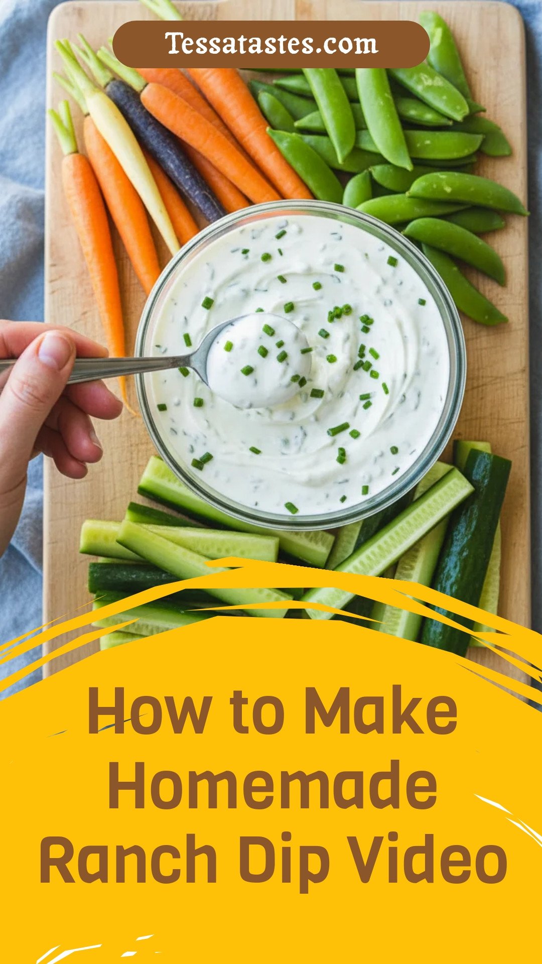 How to Make Homemade Ranch Dip Video