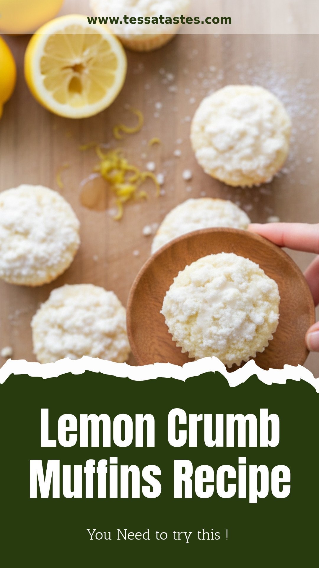Lemon Crumb Muffins Recipe