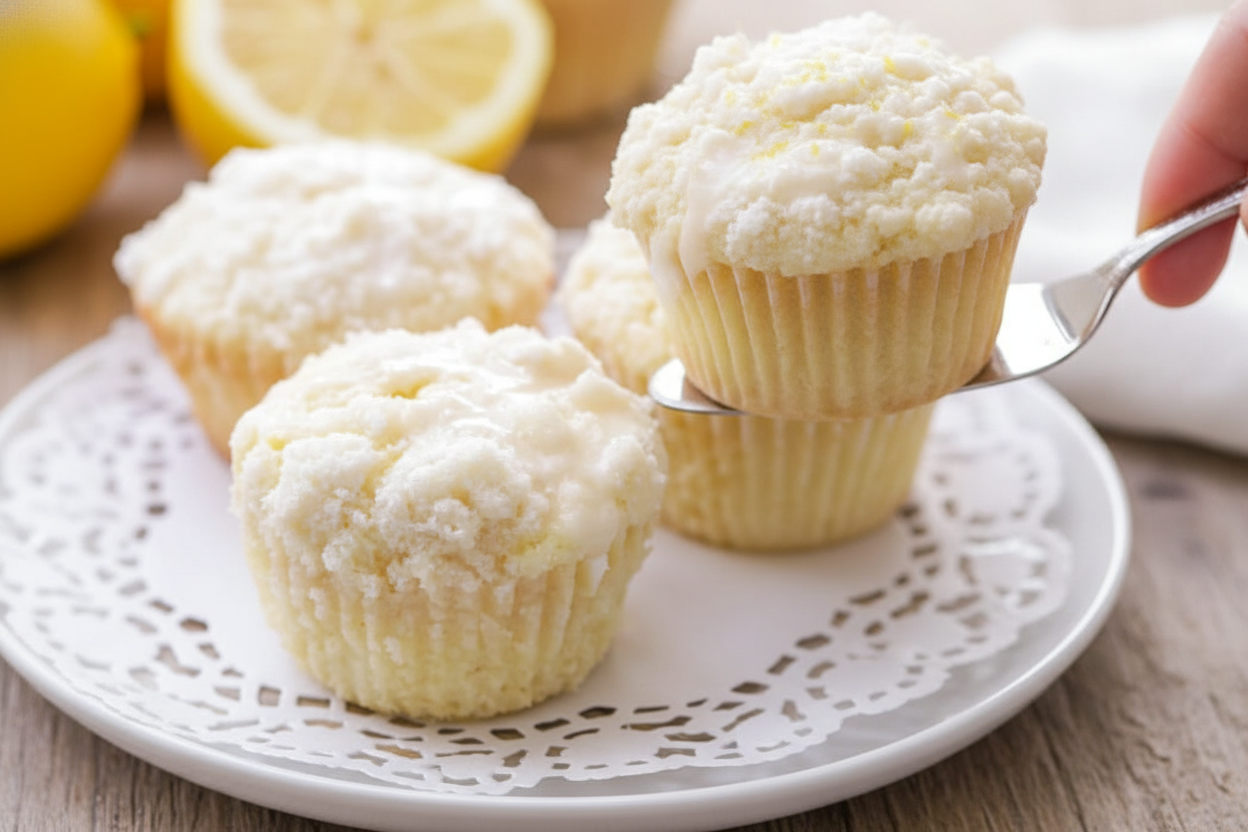 Lemon Crumb Muffins Recipe