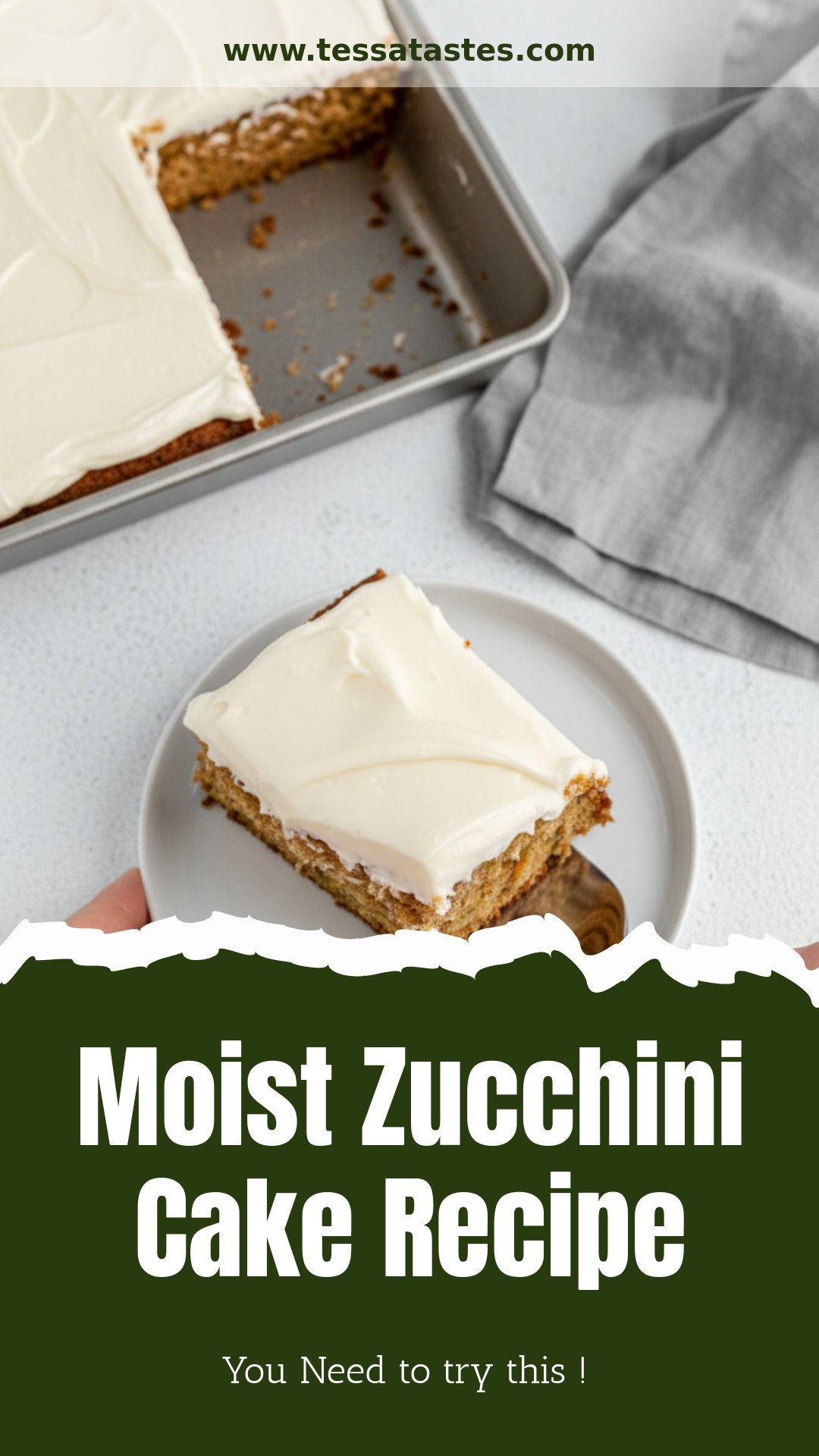 Moist Zucchini Cake Recipe