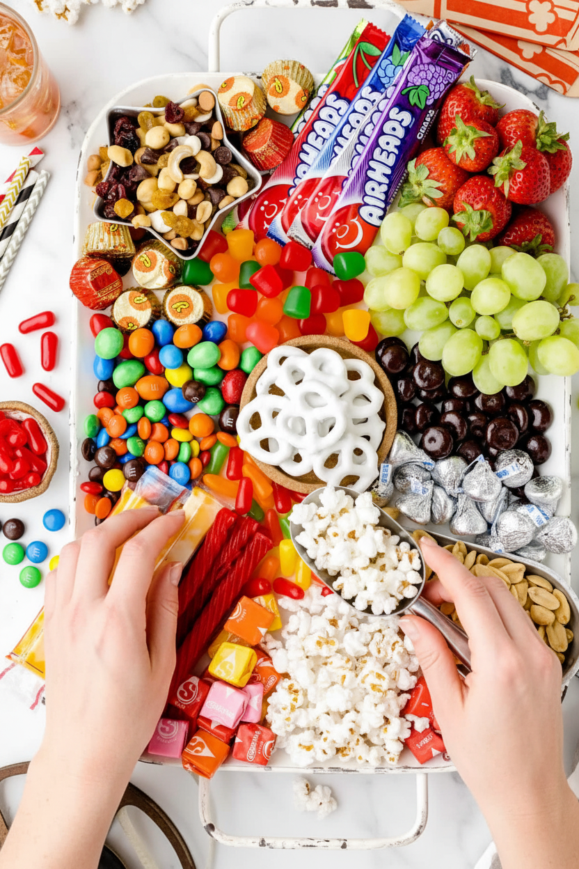 Movie Night Charcuterie Board Ideas