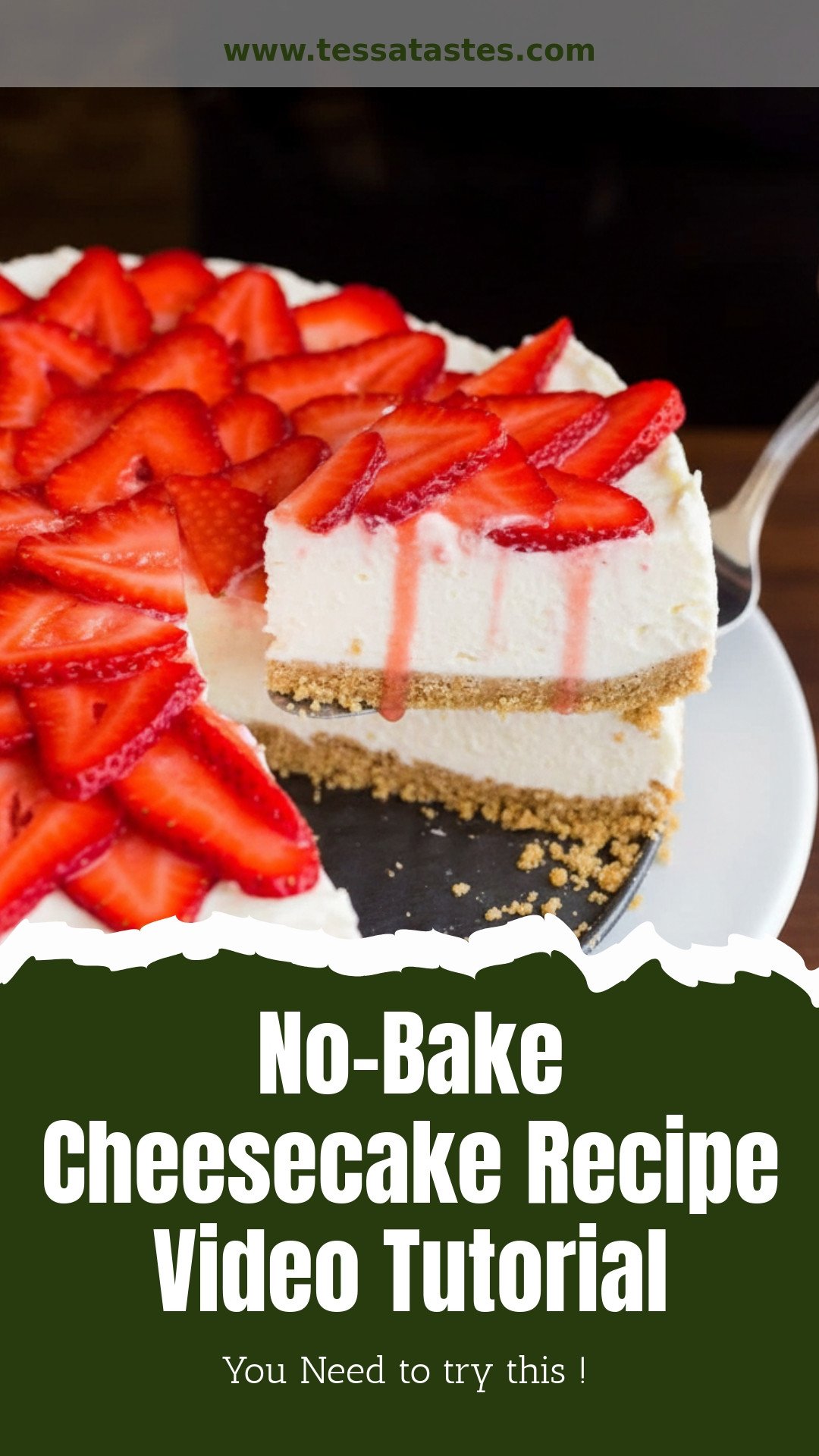 No-Bake Cheesecake Recipe Video Tutorial