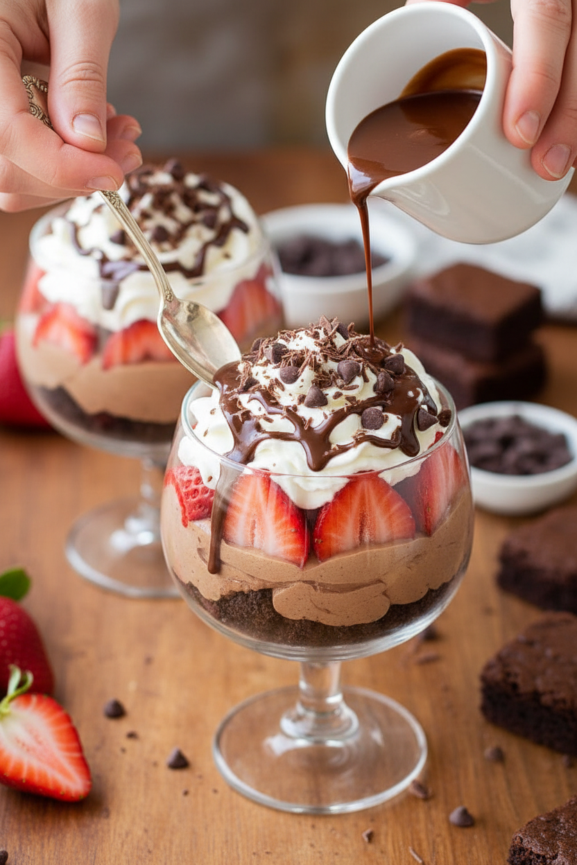 No-Bake Strawberry Nutella Cheesecake Recipe