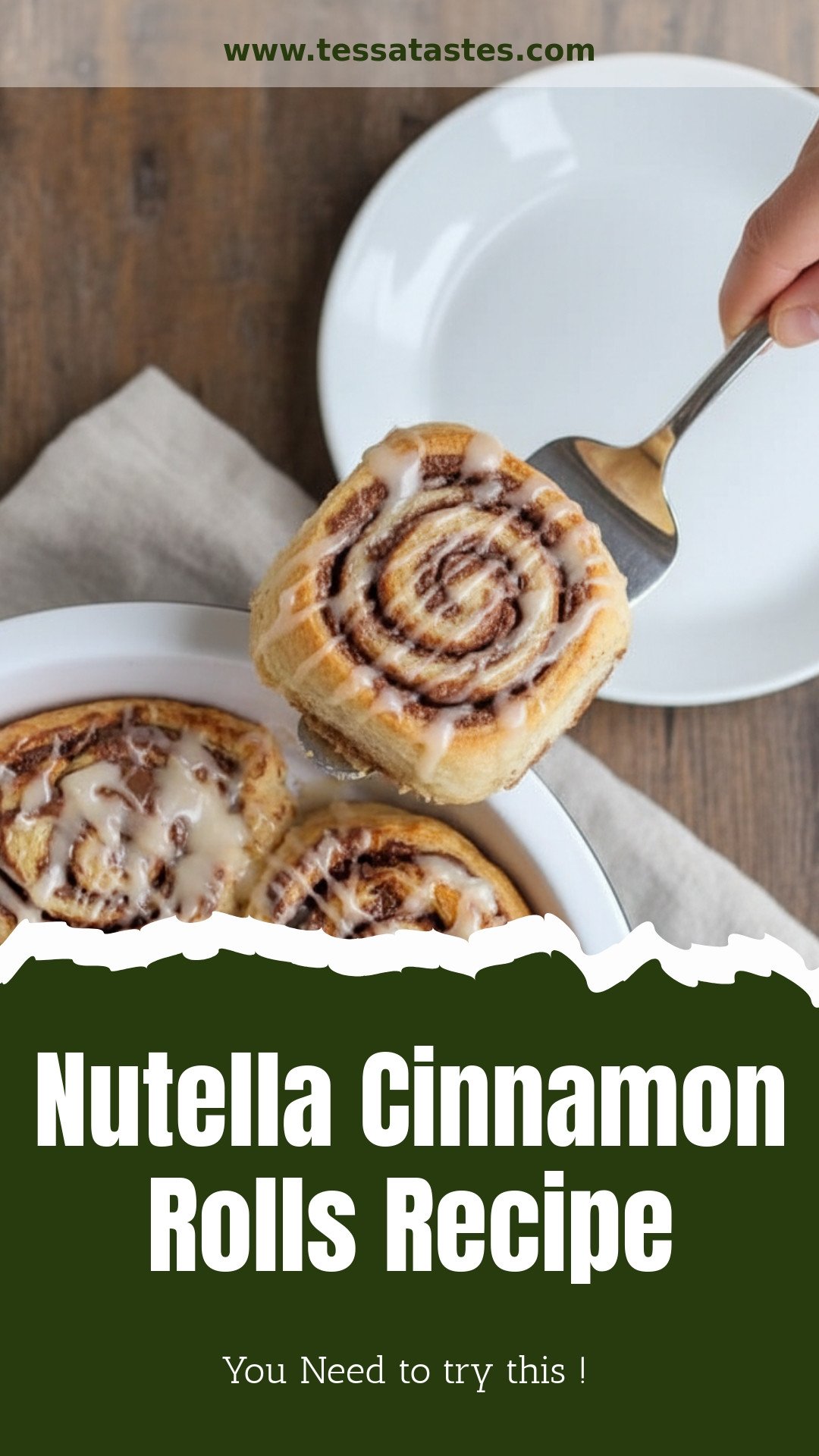 Nutella Cinnamon Rolls Recipe