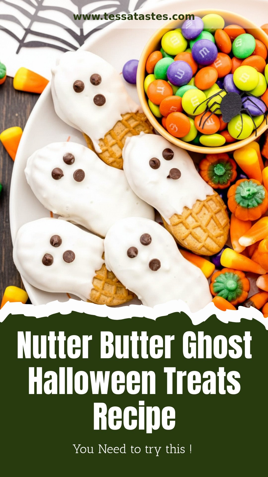 Nutter Butter Ghost Halloween Treats Recipe