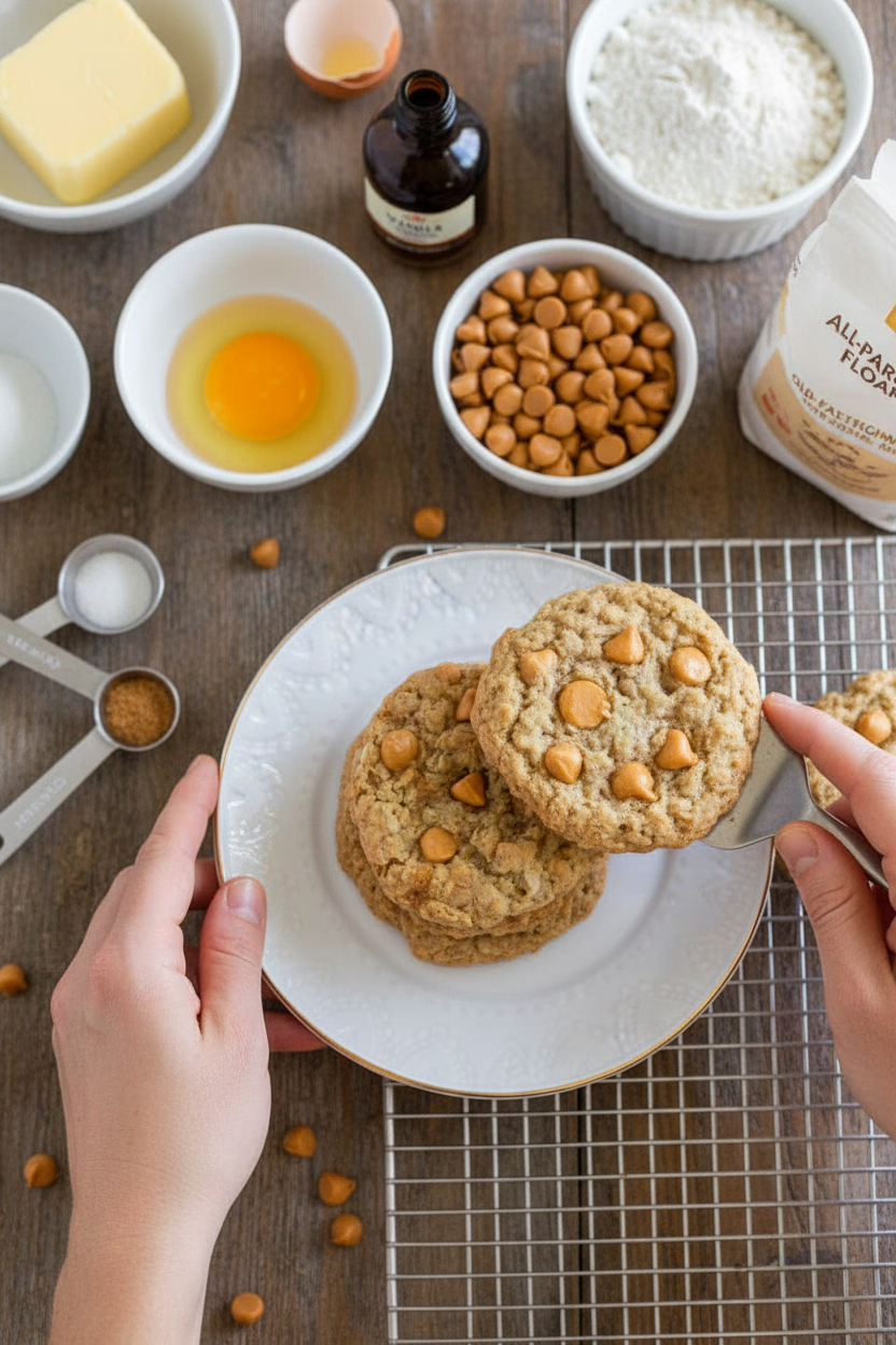 Oatmeal Scotchies Butterscotch Cookie Recipe