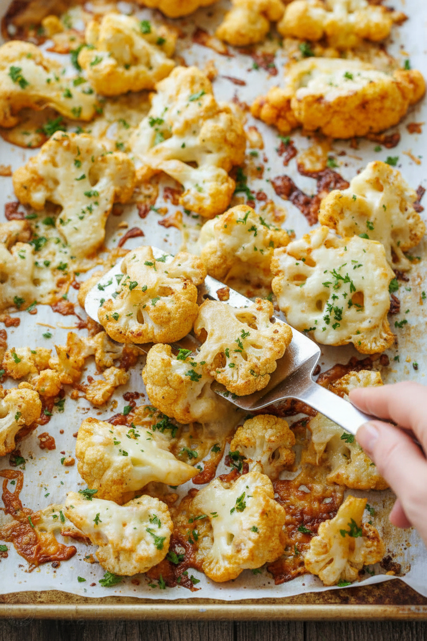 Parmesan Roasted Cauliflower Recipe