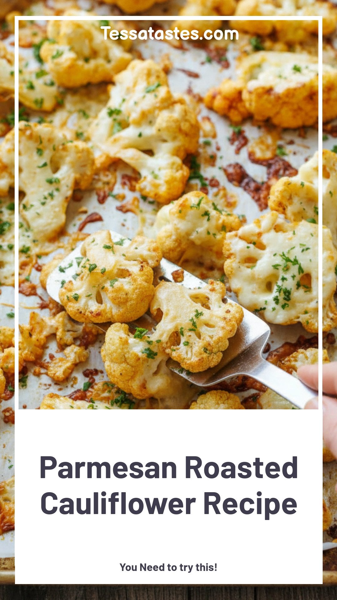 Parmesan Roasted Cauliflower Recipe