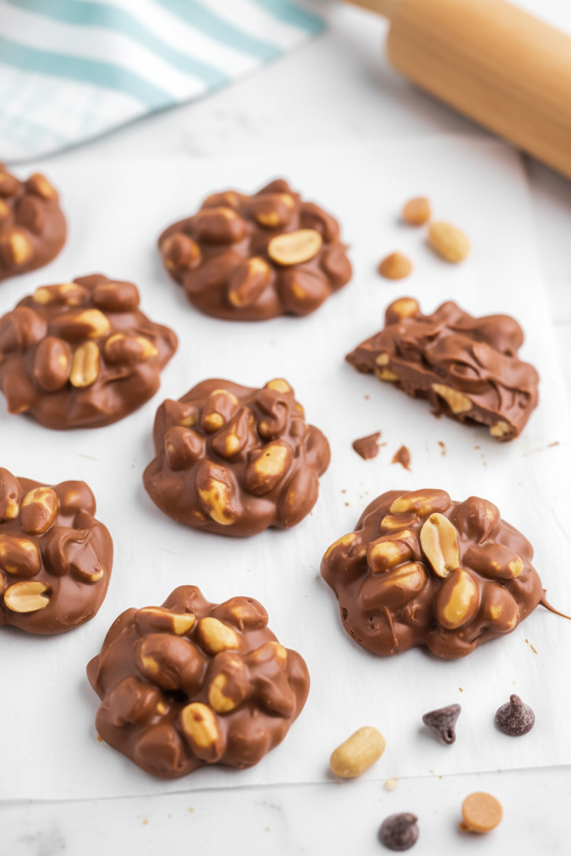 Peanut Clusters Recipe Homemade Candy Treat