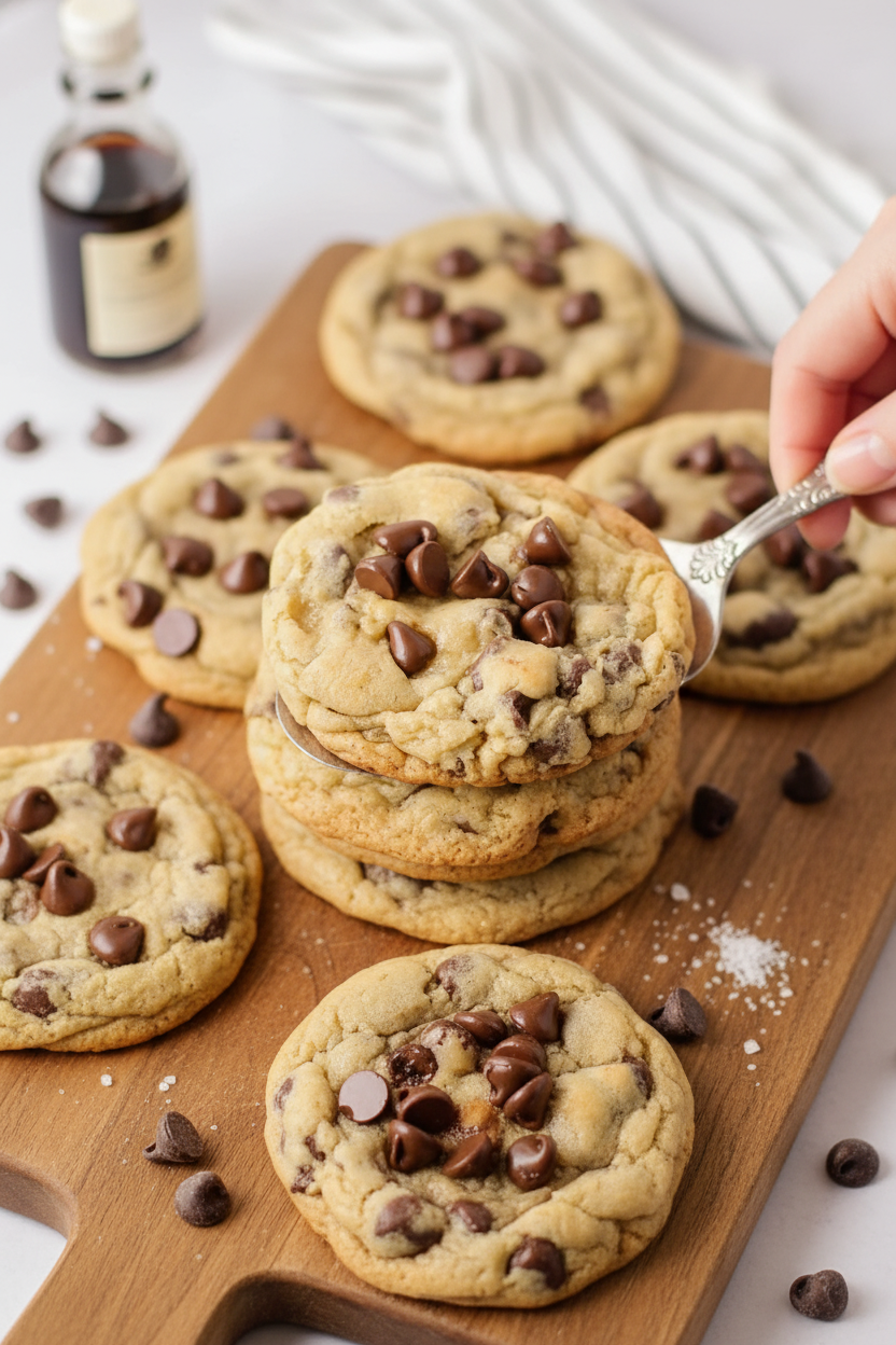 Perfect Bakery Style Chocolate Chip Cookies