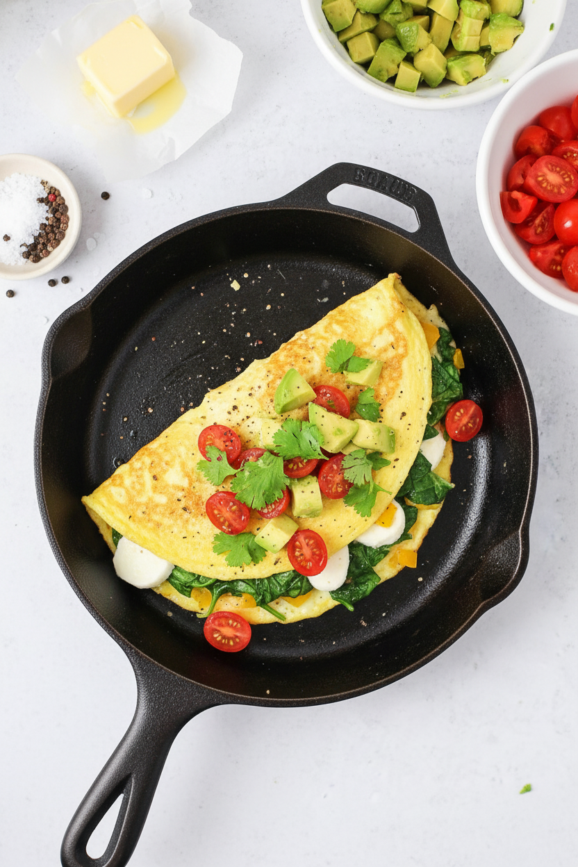Perfect Omelette Recipe Easy Fluffy Breakfast