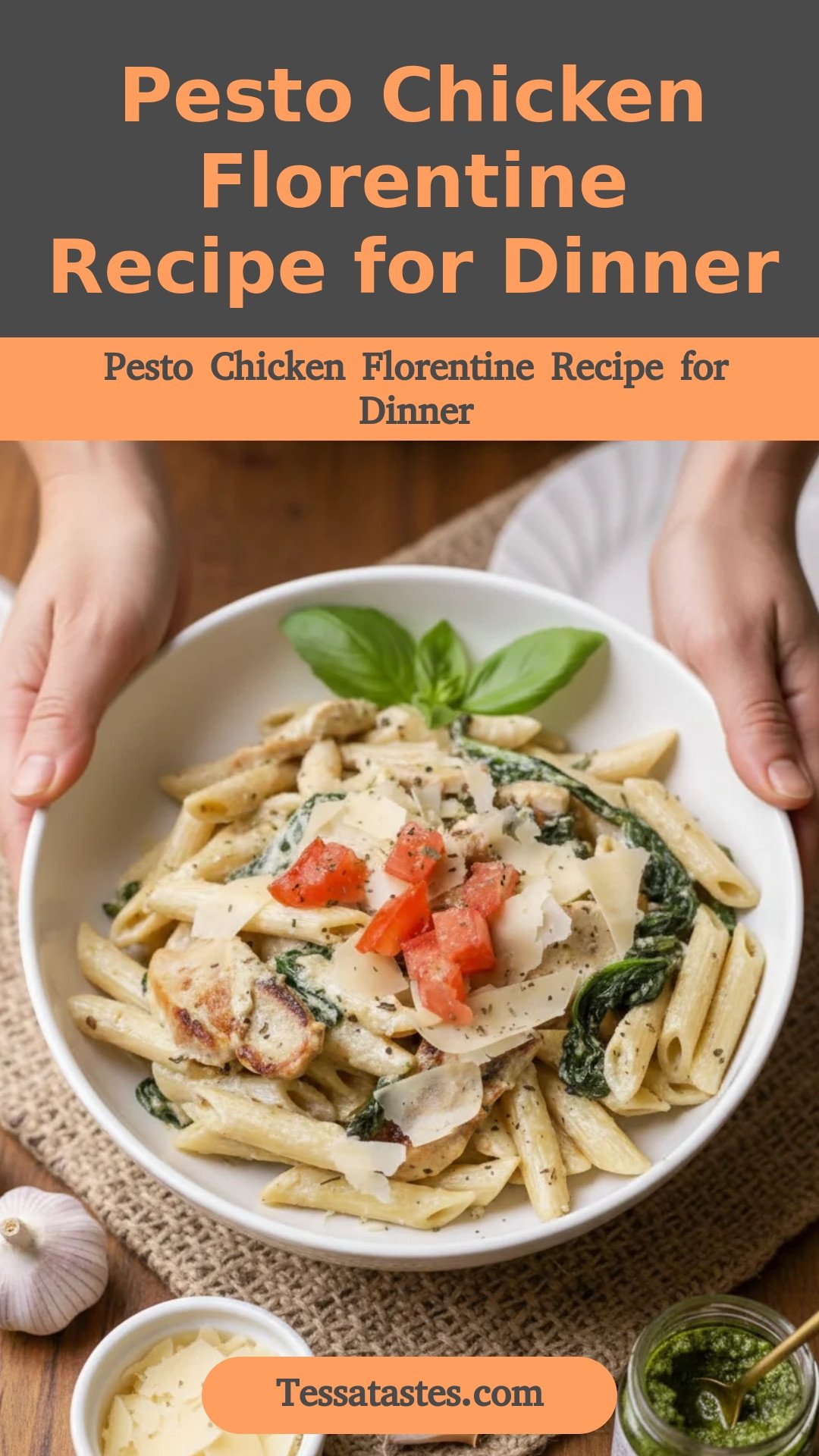 Pesto Chicken Florentine Recipe for Dinner