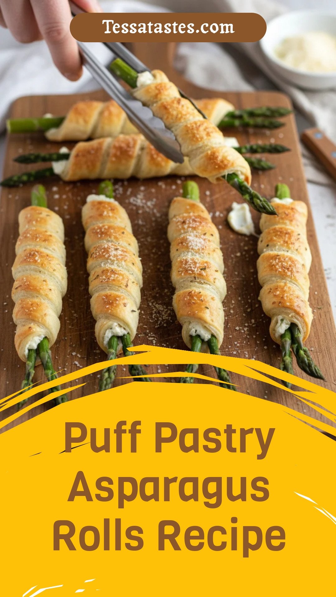 Puff Pastry Asparagus Rolls Recipe