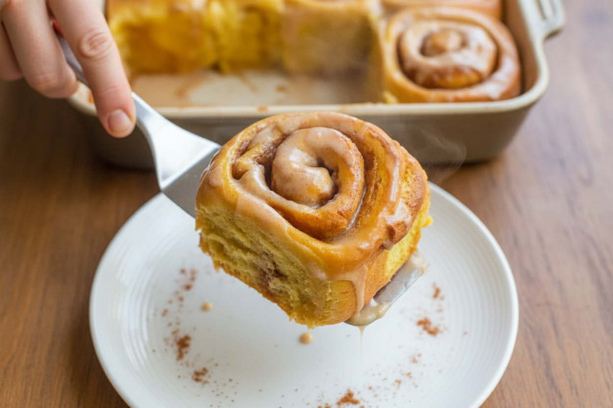 Pumpkin Cinnamon Rolls Recipe