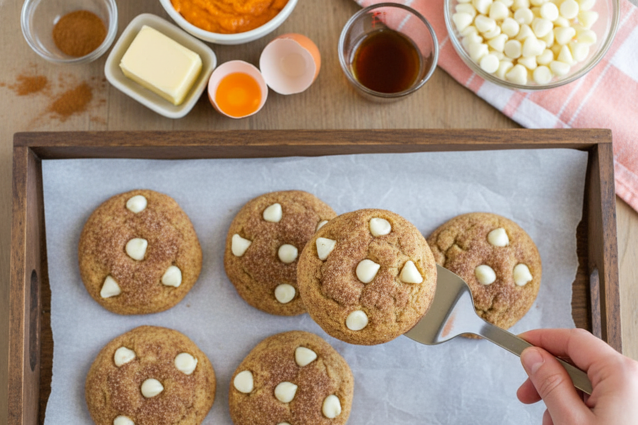 Pumpkin Snickerdoodle Cookie Recipe