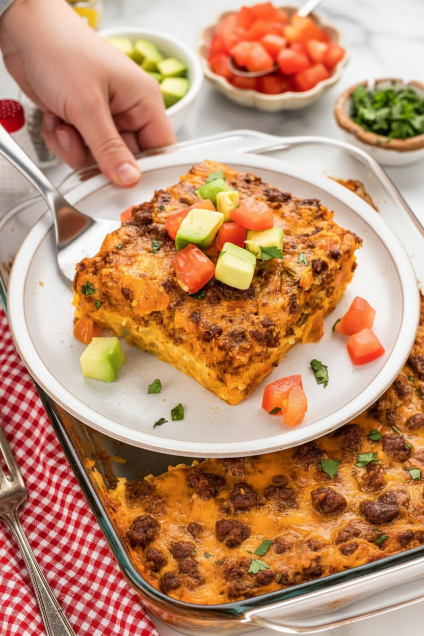 Quick and Easy Mexican Breakfast Casserole