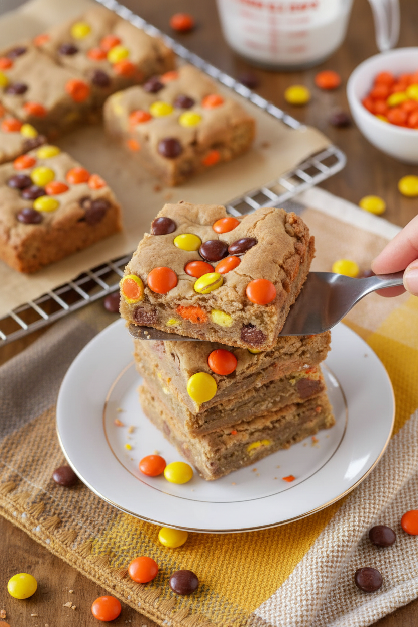 Reese's Pieces Bars Recipe Homemade