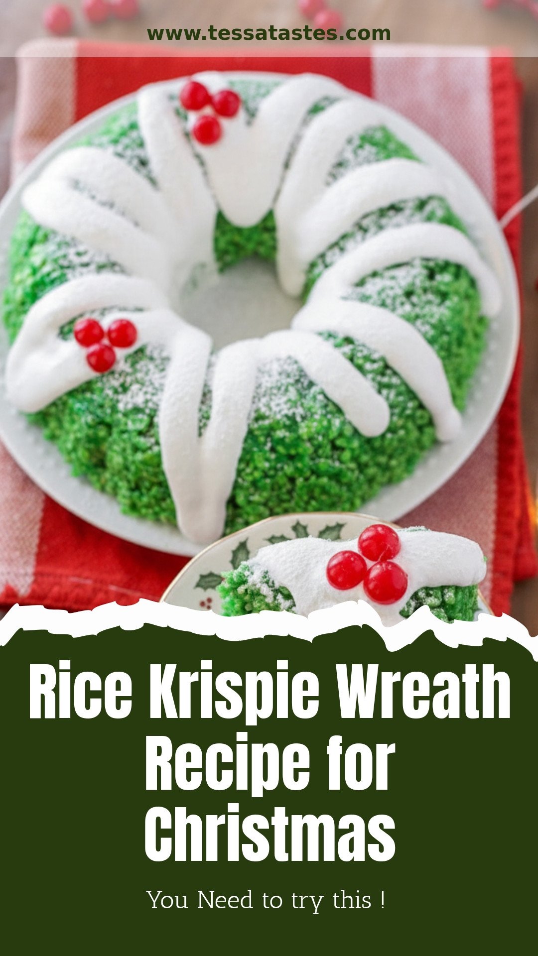 Rice Krispie Wreath Recipe for Christmas